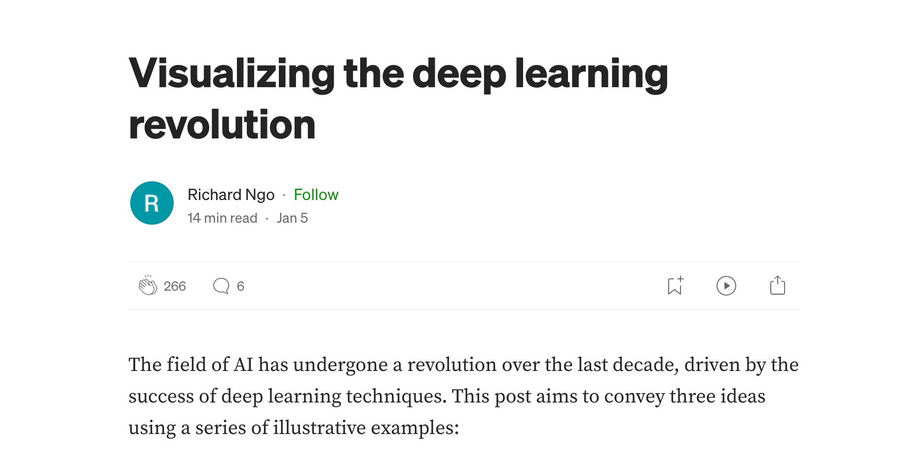 Visualizing the deep learning revolution